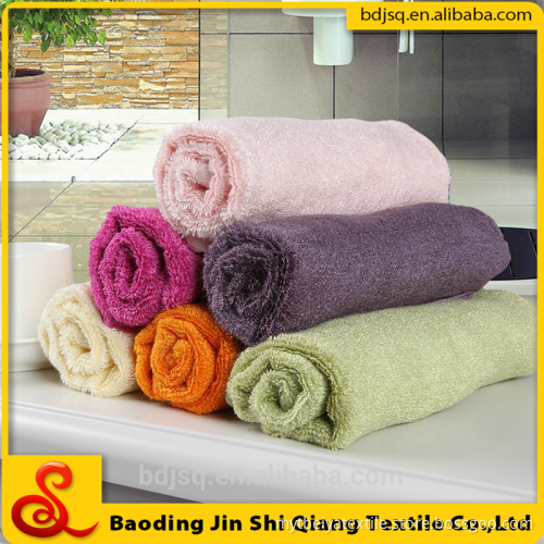 Towel manufacturer wholesale solid color baby towel child square bamboo fiber towel